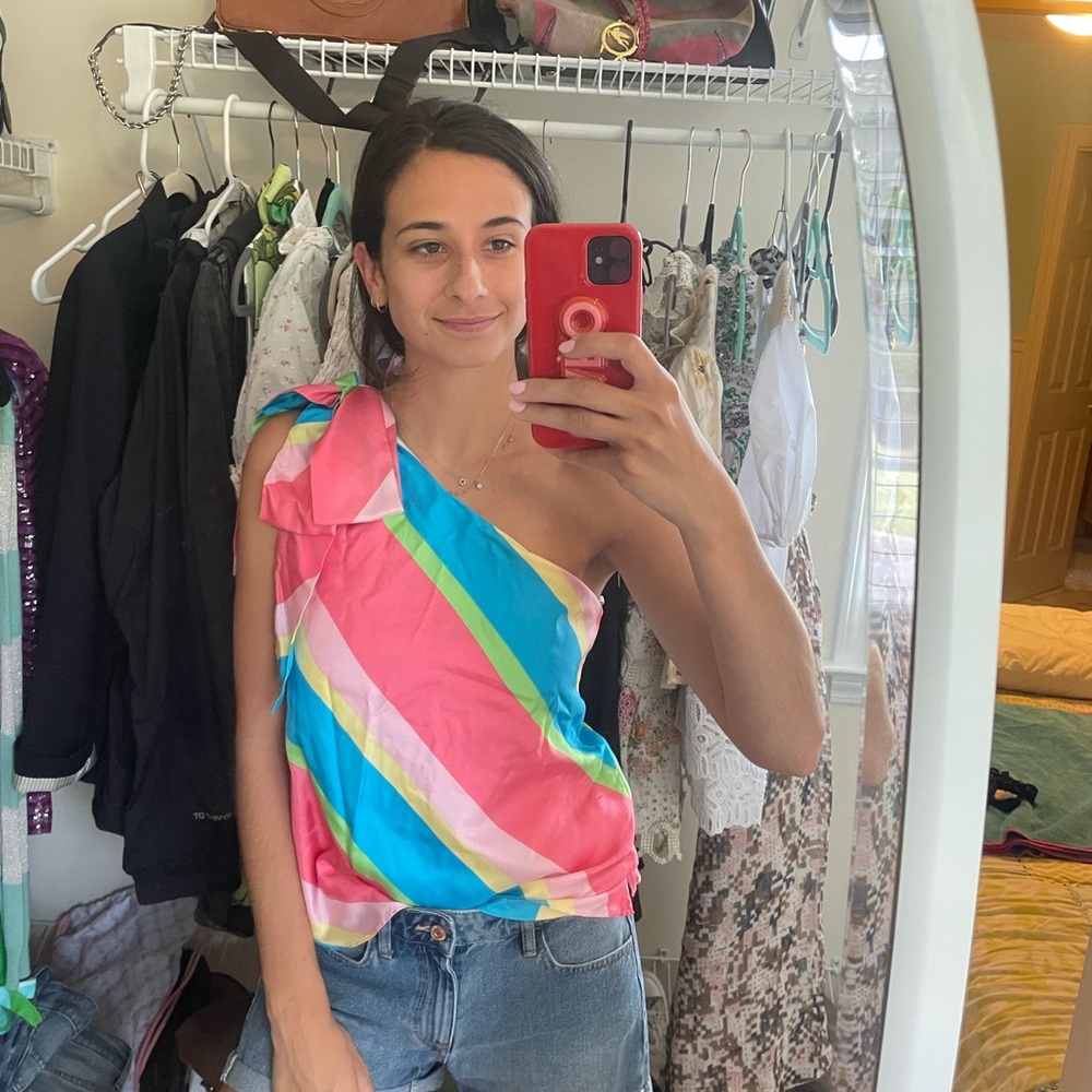Lilly Pulitzer one shoulder top